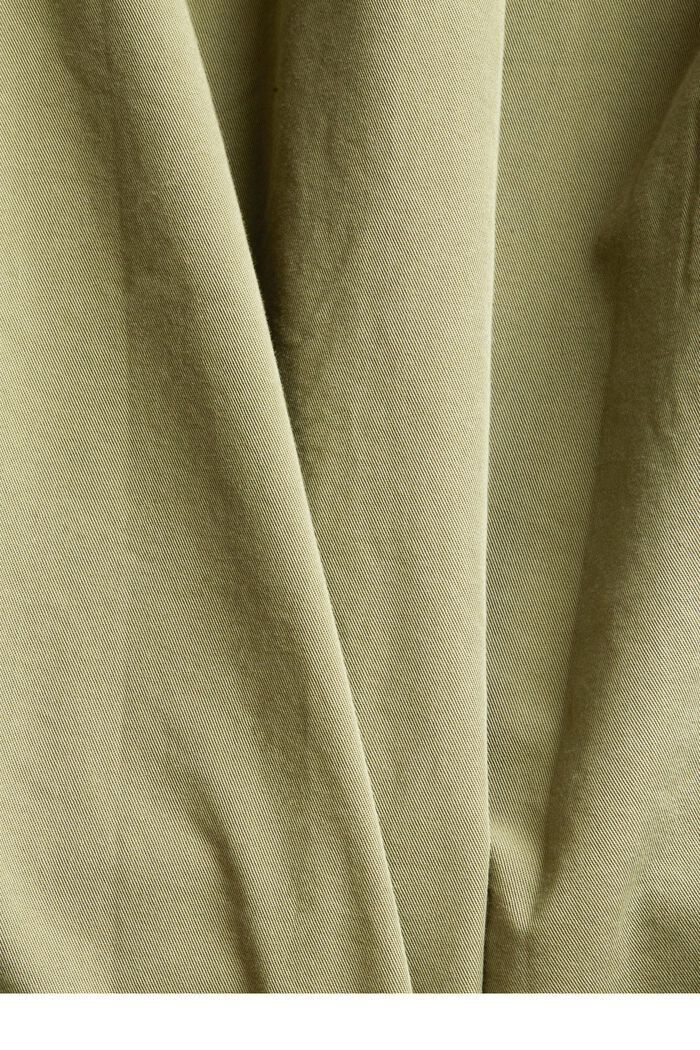 Robe en toile 100 % coton Pima, LIGHT KHAKI, detail image number 1