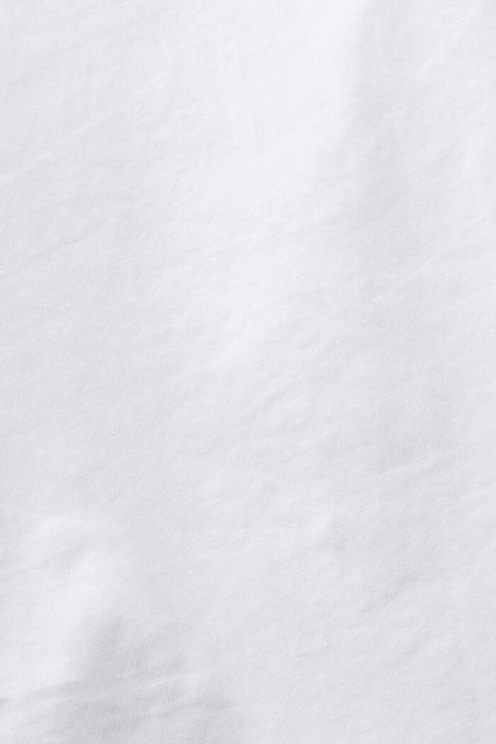 T-shirt met hartprint, WHITE, detail image number 5
