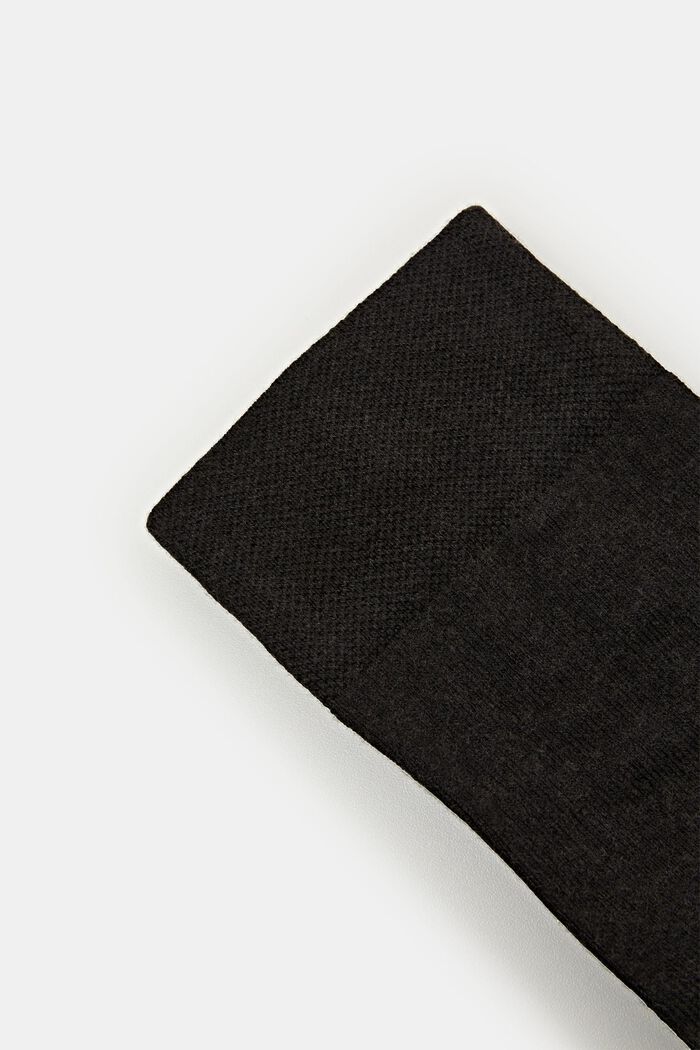 Met wol: maillot met een gemêleerde look, BLACK, detail image number 2