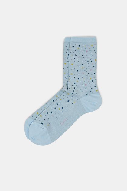 Gebreide sokken met print