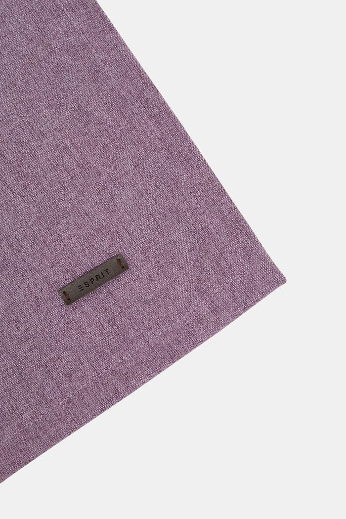 Chemin de table en tissu chiné, LILAC, detail image number 1