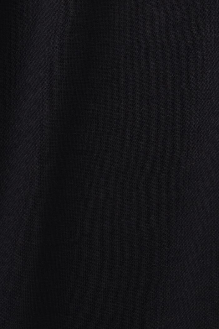 Jersey T-shirt met print, 100% katoen, BLACK, detail image number 4