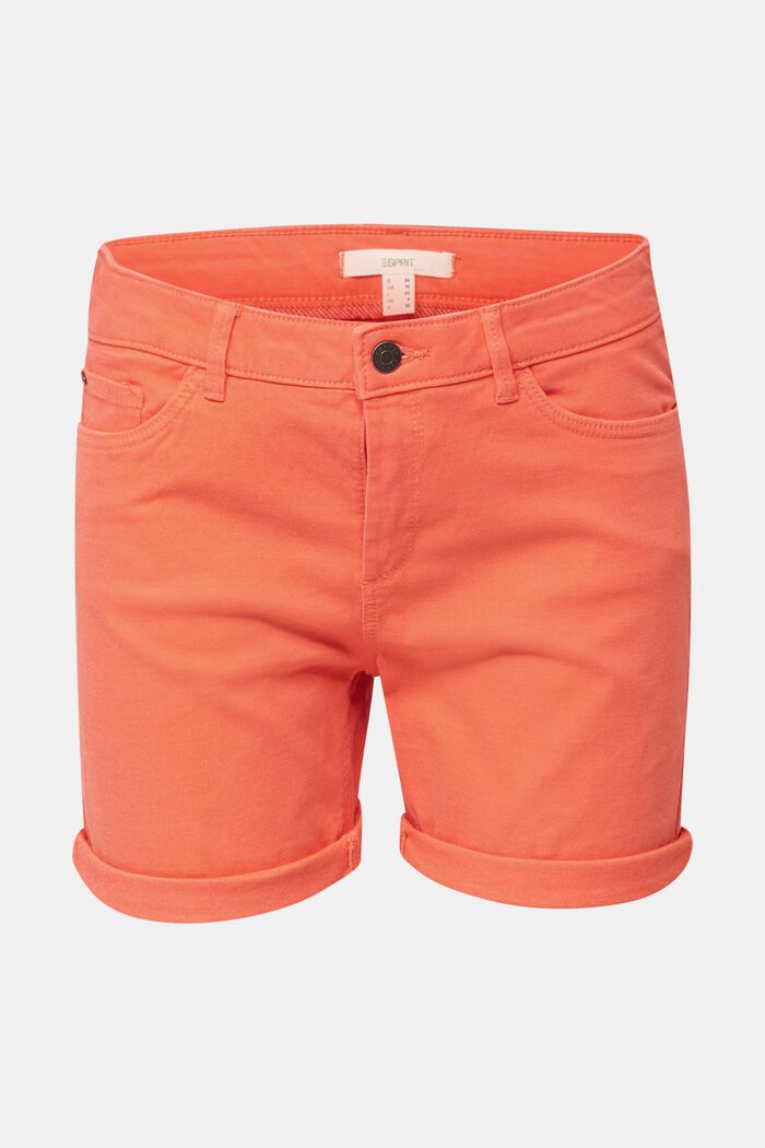 REPREVE short met stretch, gerecycled, CORAL, detail image number 0