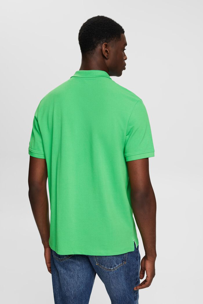 Polo coupe Slim Fit, GREEN, detail image number 3
