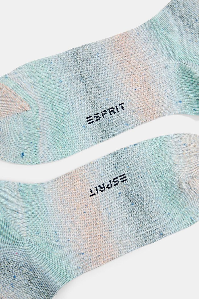 Sokken met kleurverloop, TURQOISE, detail image number 1
