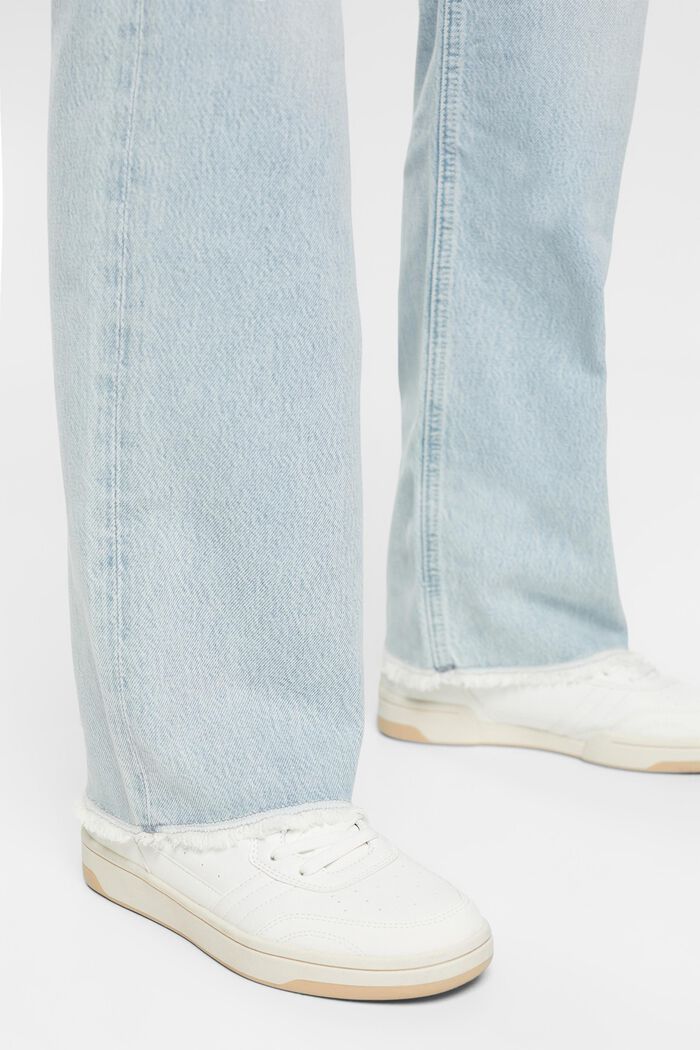 Jeans met 80s-pasvorm, TENCEL™, BLUE LIGHT WASHED, detail image number 4