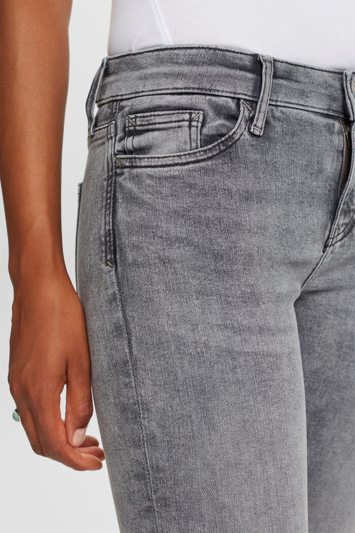Skinny jeans met middelhoge taille, GREY MEDIUM WASHED, detail image number 2