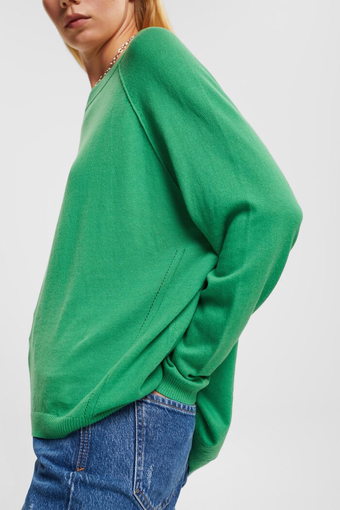 Pull-over tricoté, GREEN, detail image number 2