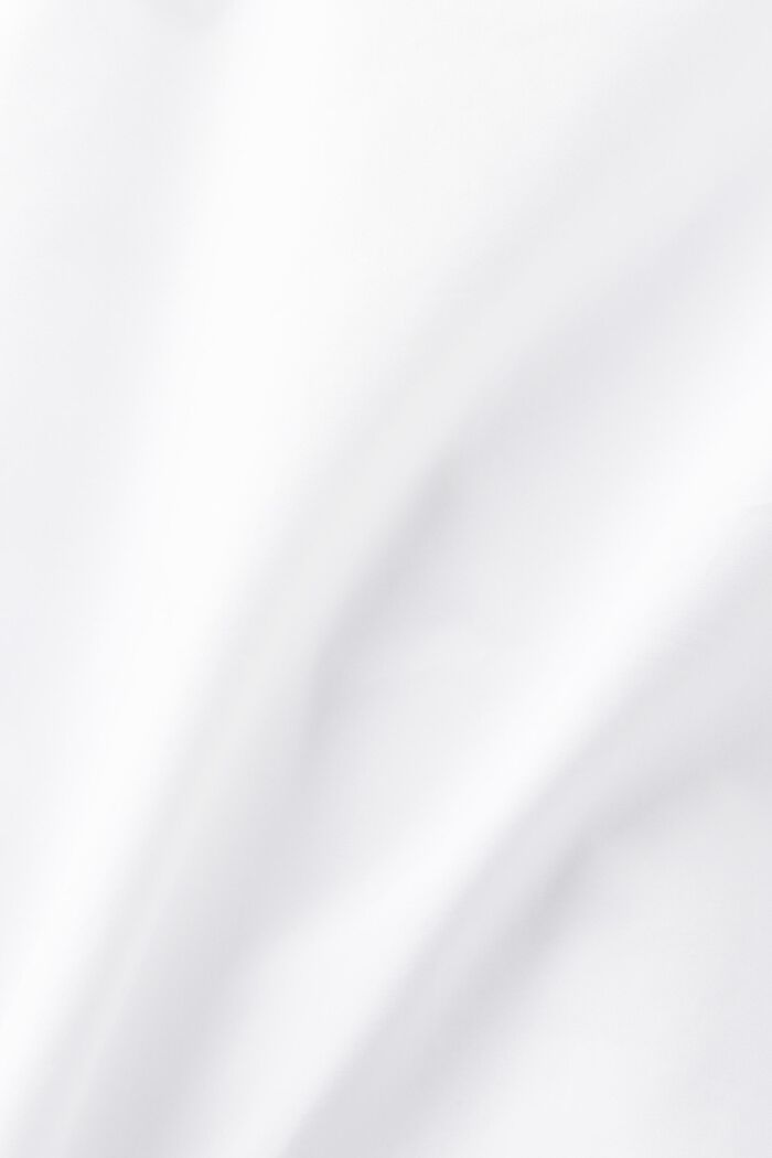 Chemise boutonnée en popeline de coton, WHITE, detail image number 5