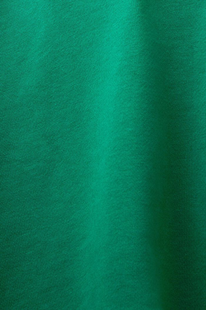 T-shirt en coton orné d’un logo brodé, DARK GREEN, detail image number 5