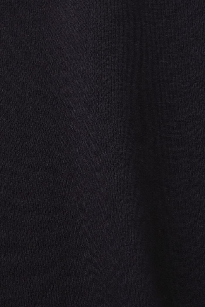 T-shirt à encolure en U de coupe Slim Fit, BLACK, detail image number 5