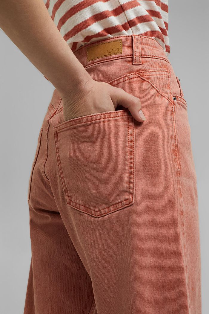 Pantalon 7/8 décontracté au look délavé, coton biologique, BLUSH, detail image number 5