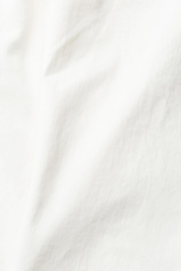 Stretchbroek met caprilengte, WHITE, detail image number 4