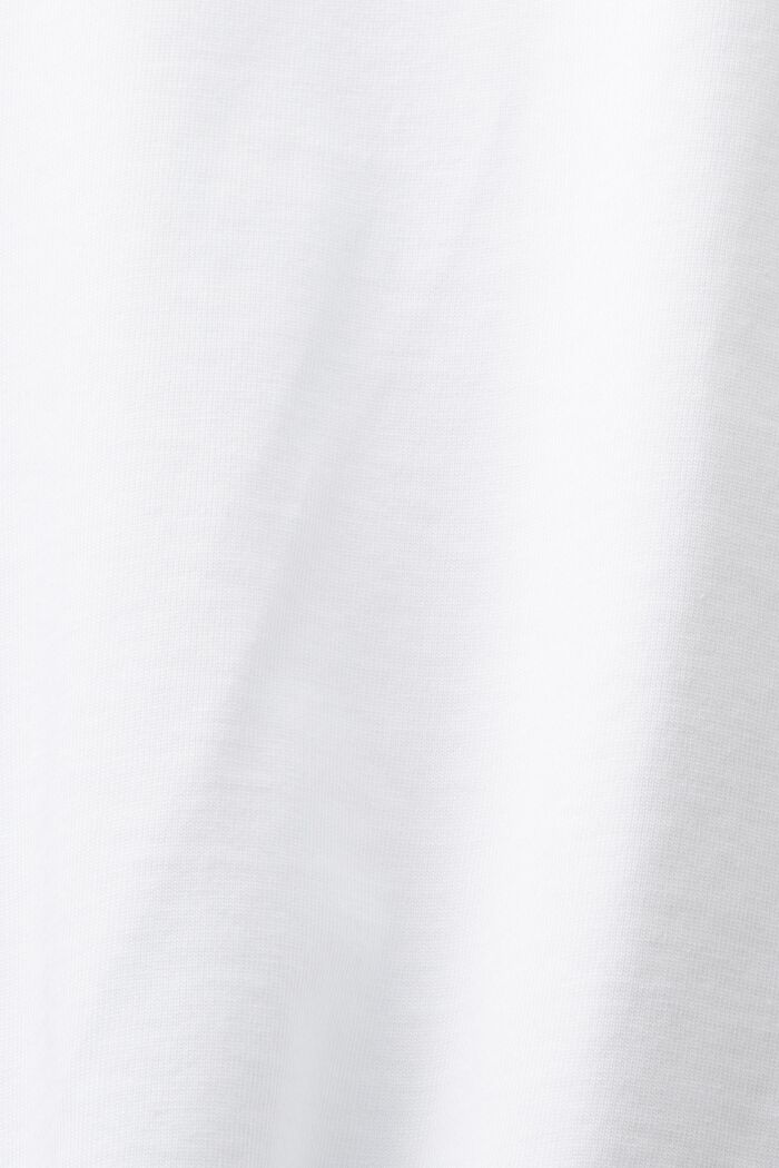 T-shirt à col ras-du-cou, WHITE, detail image number 4