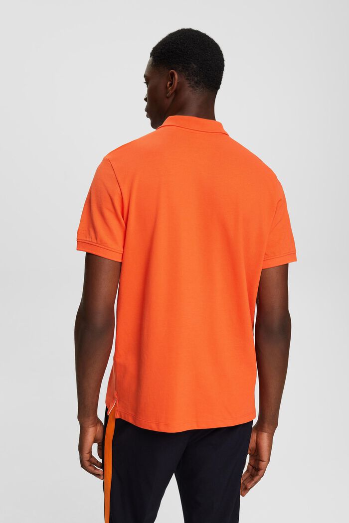 Polo coupe Slim Fit, ORANGE RED, detail image number 3