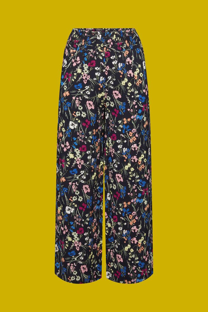 Jupe-culotte imprimée à enfiler, NAVY, detail image number 6
