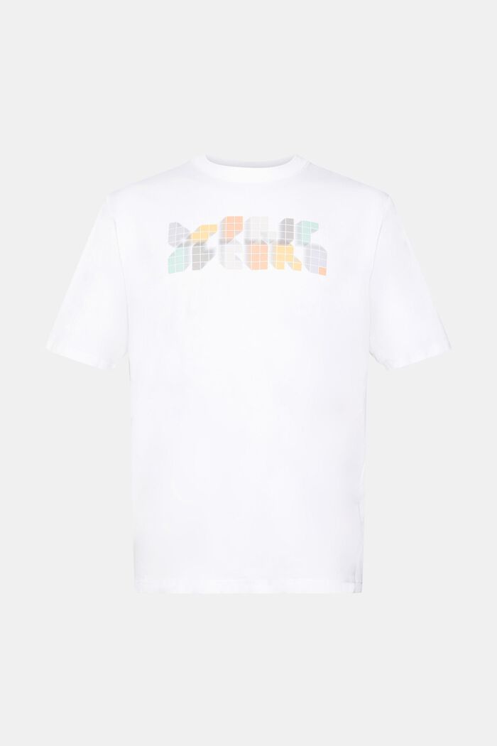 T-shirt de coupe Relaxed Fit à imprimé sur la poitrine, WHITE, detail image number 5