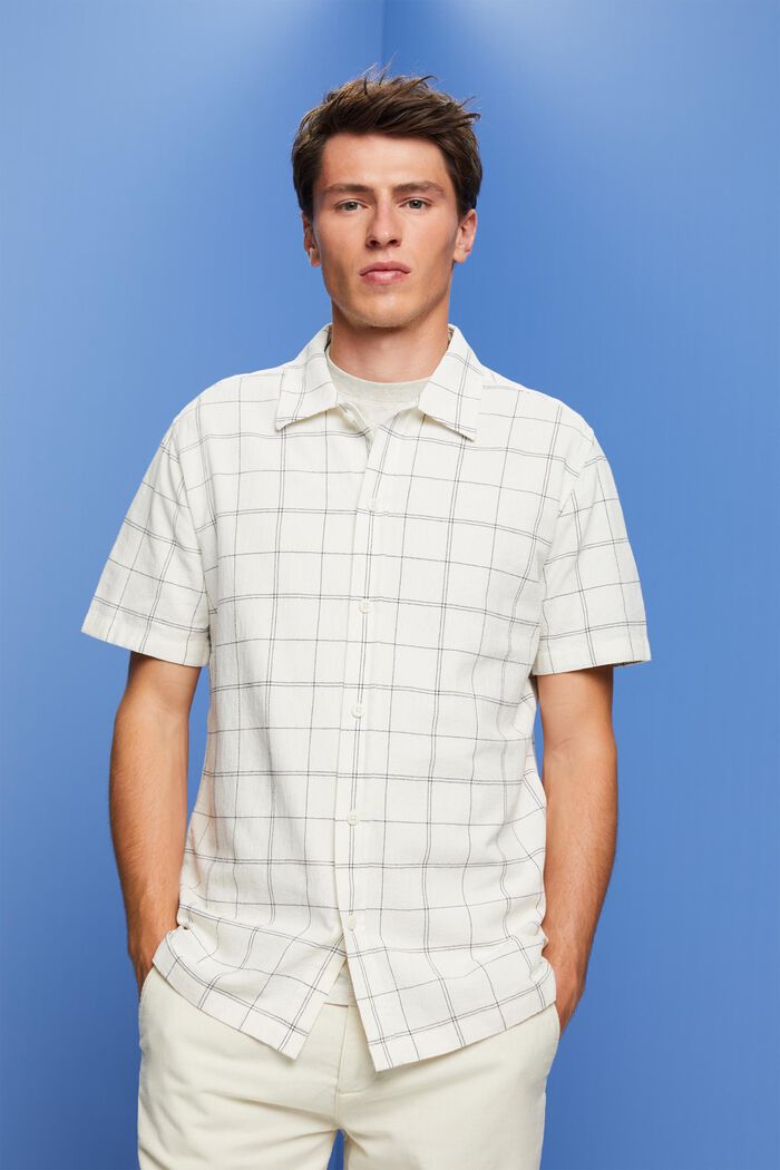 Overhemd met korte mouwen van 100% katoen, ICE, detail image number 0