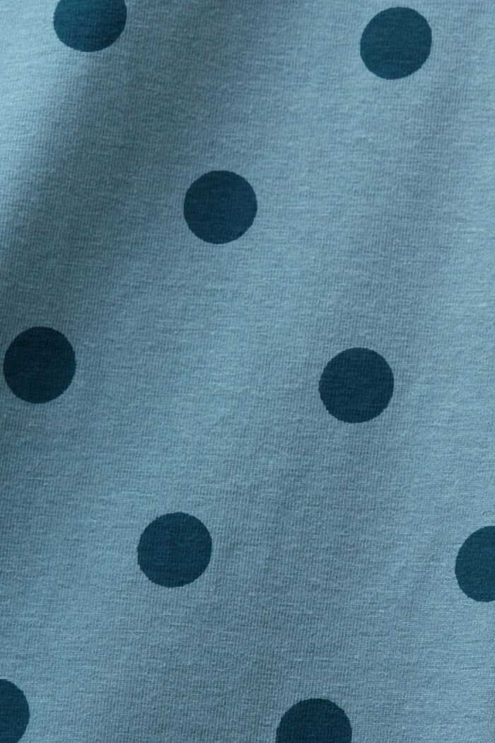 Lange jersey pyjama, TEAL BLUE, detail image number 4