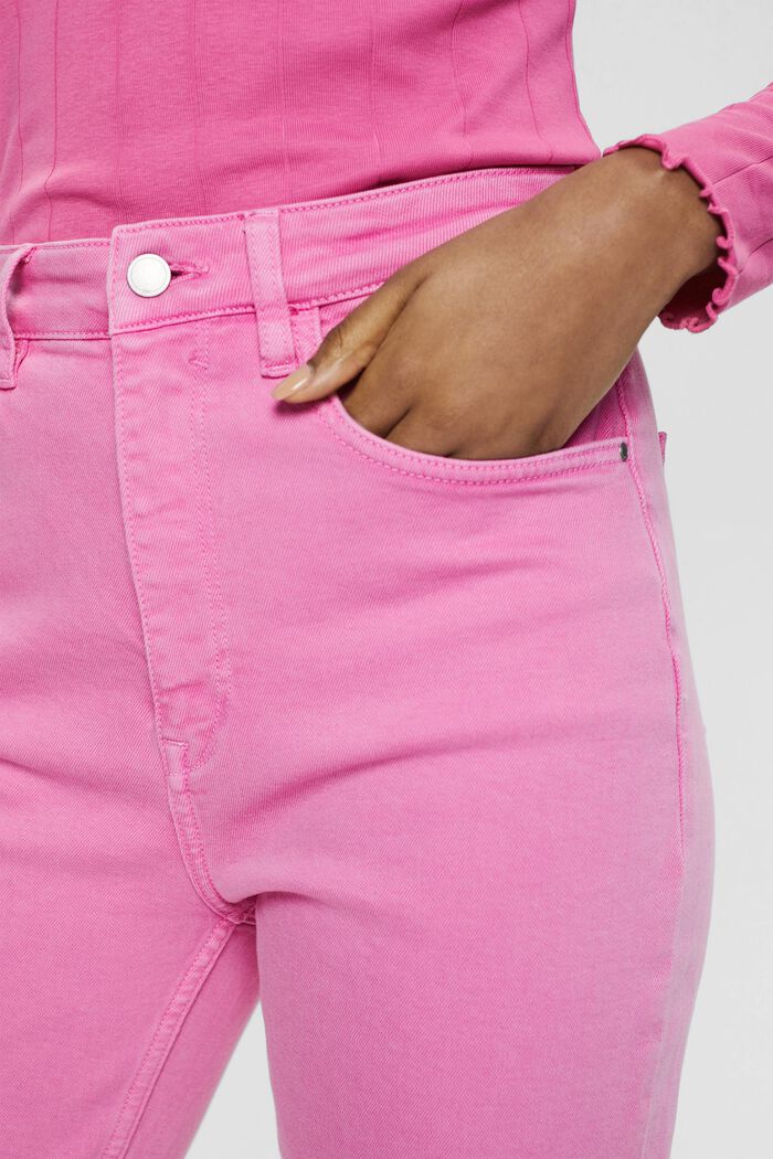 Pants woven high rise straight, PINK, detail image number 2