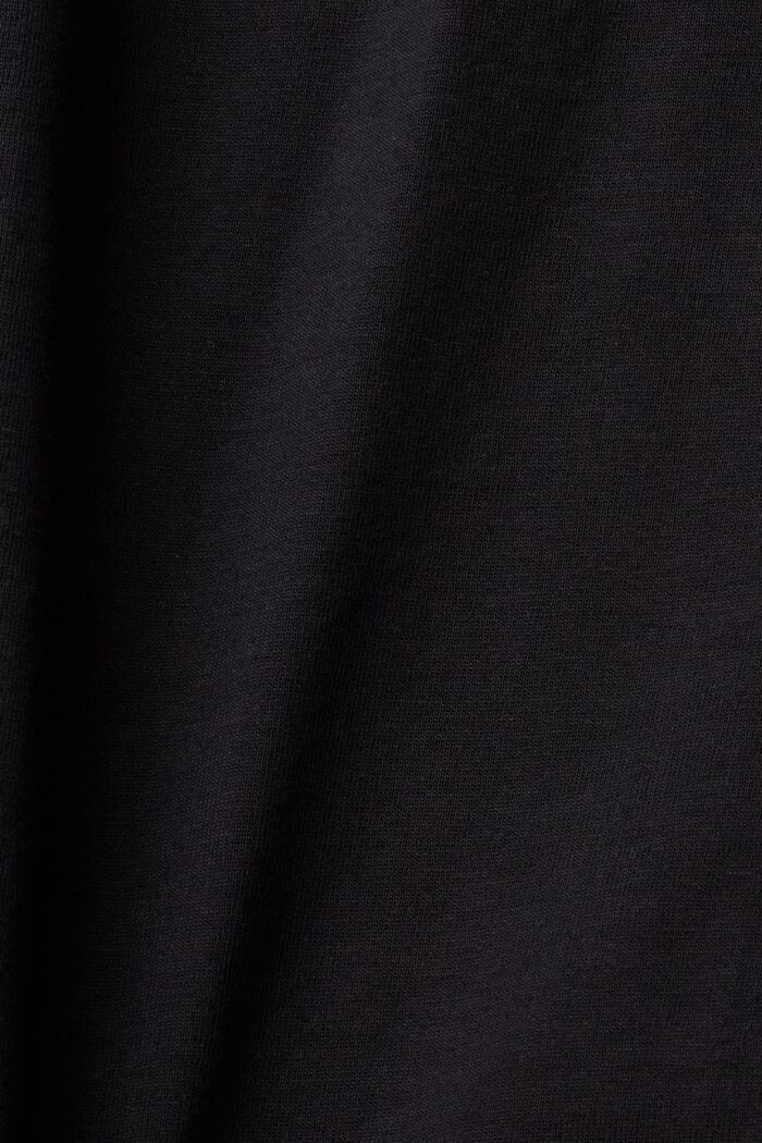 T-shirt à manches longues de coupe oversize, BLACK, detail image number 4