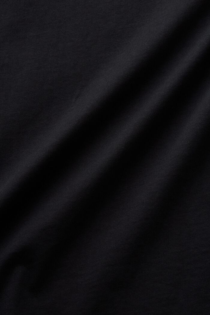 Poloshirt met space-dyed kraag, BLACK, detail image number 4
