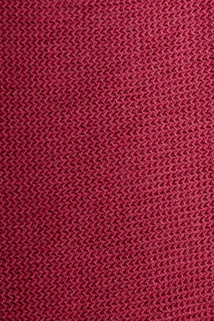 Gestreepte sweater, CHERRY RED, detail image number 5