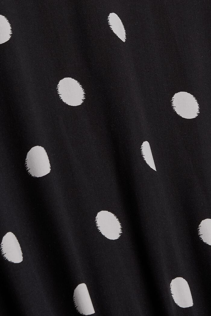 Robe courte ceinturée, LENZING™ ECOVERO™, BLACK, detail image number 4