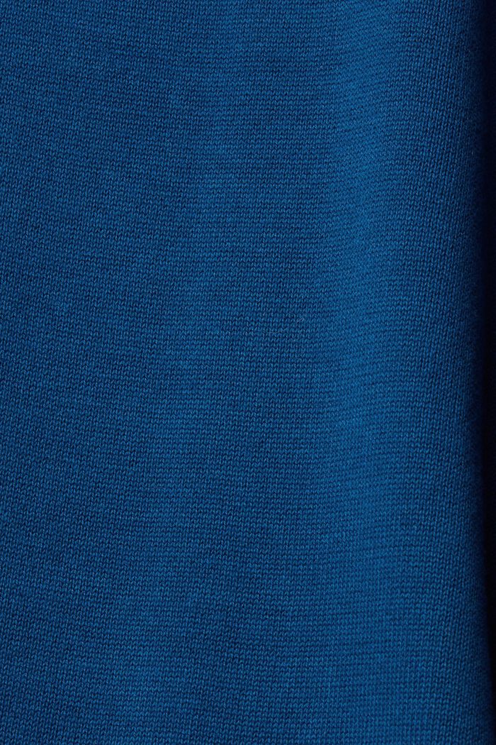 Jurk met turtleneck, PETROL BLUE, detail image number 1