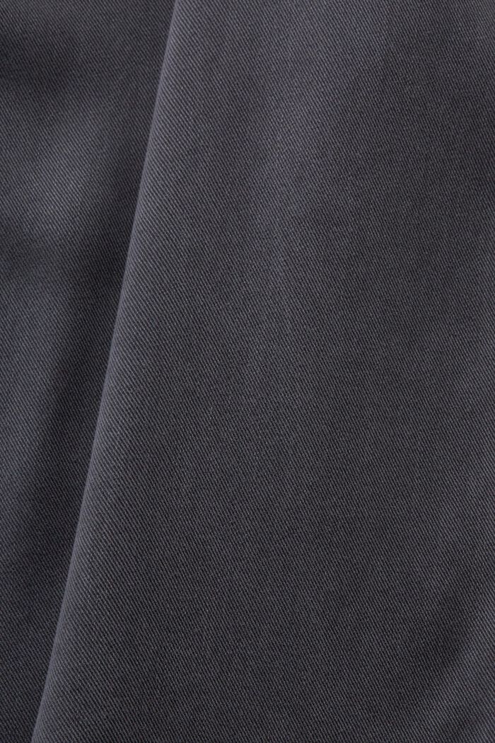 Cropped twill joggingbroek, ANTHRACITE, detail image number 5