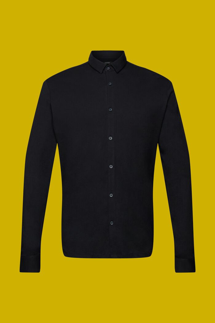 Jersey shirt, 100% katoen, BLACK, detail image number 5