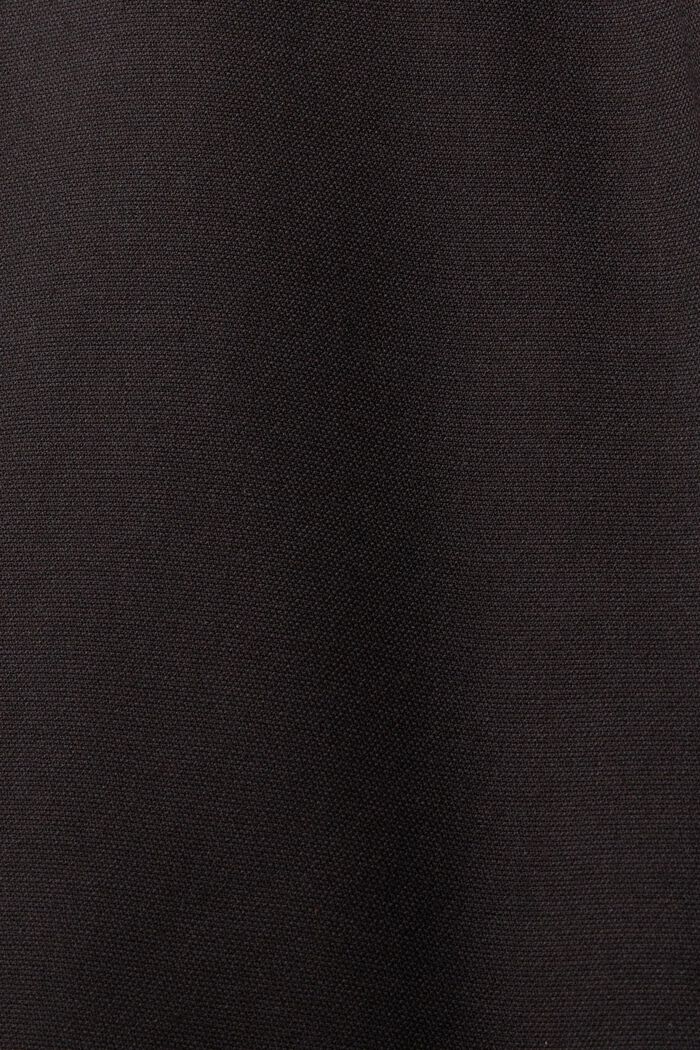 Gerecycled: gevoerde, waterdichte jas (mackintosh) met afneembare capuchon, BLACK, detail image number 5