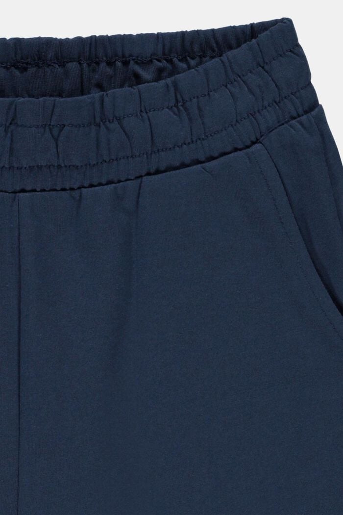 Short basique en jersey de coton stretch, PETROL BLUE, detail image number 2