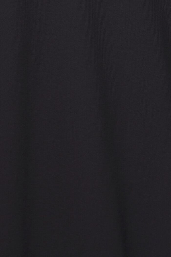 Jersey longsleeve, 100% katoen, BLACK, detail image number 1