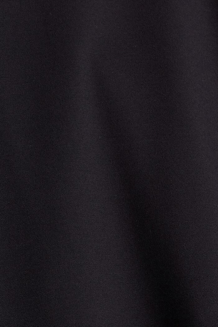 Mini-jurk van puntojersey, LENZING™ ECOVERO™, BLACK, detail image number 4