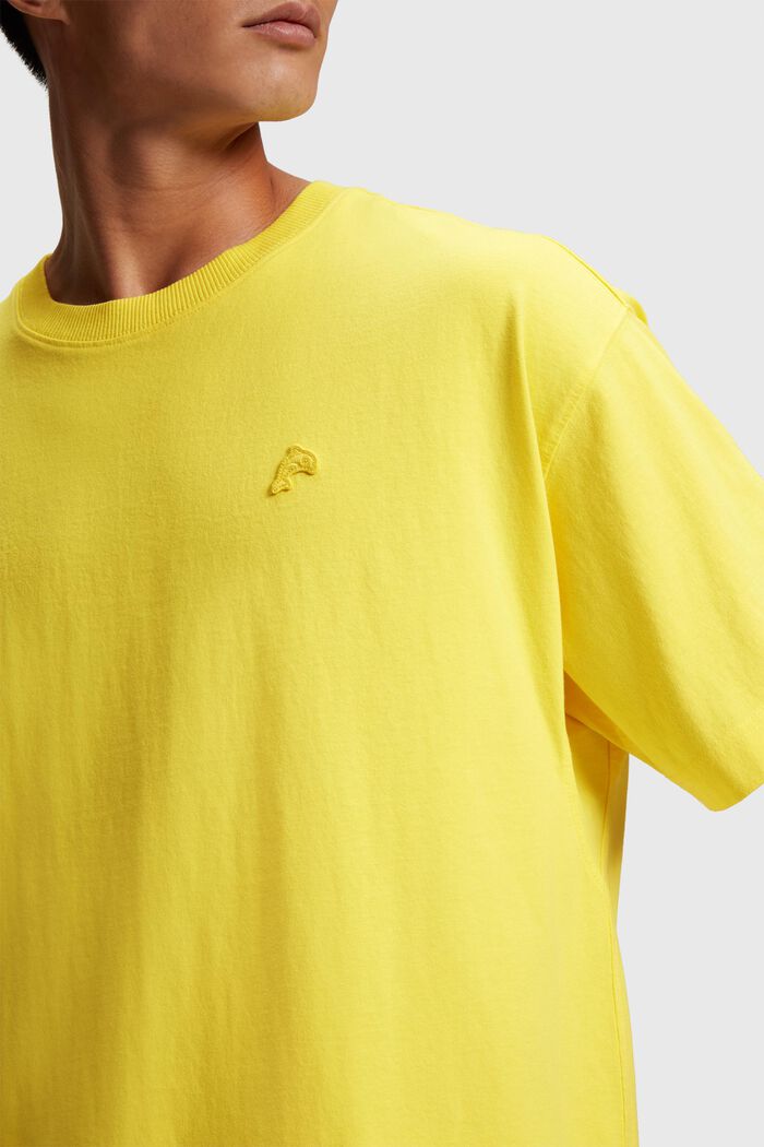 T-shirt Color Dolphin met een comfortabele pasvorm, YELLOW, detail image number 2