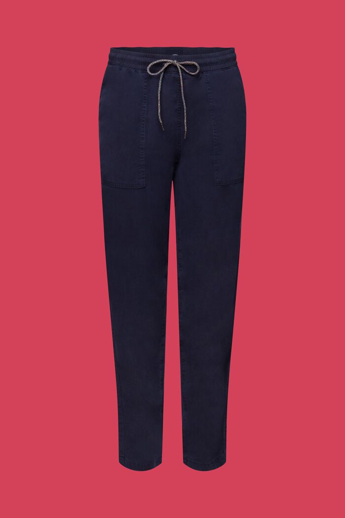 Pantalon à taille élastique, NAVY, detail image number 7