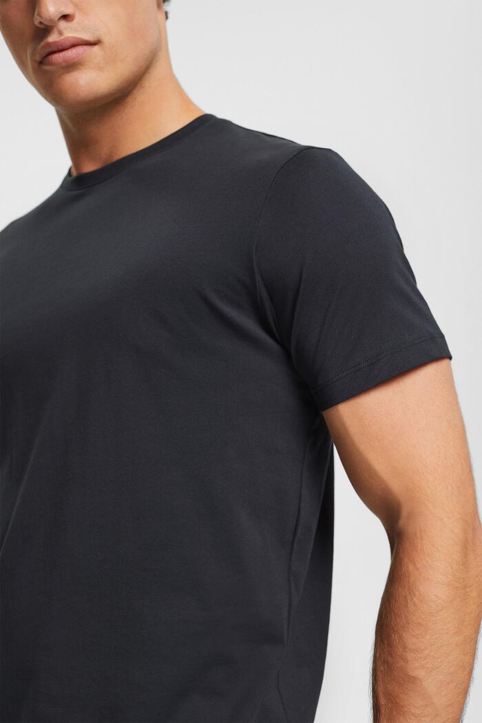 Jersey T-shirt, 100% katoen, BLACK, detail image number 2