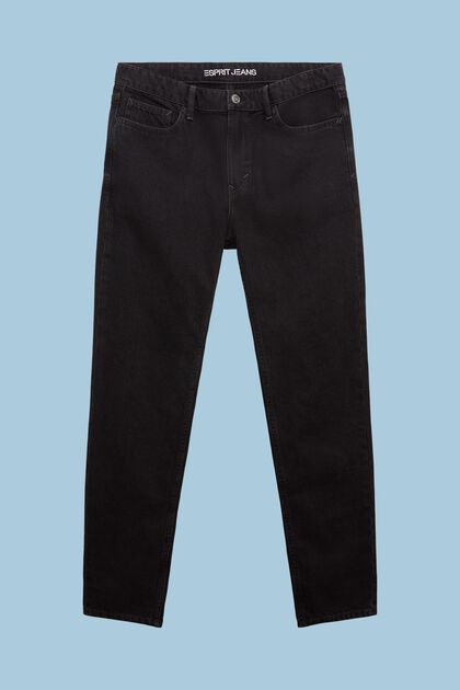 Taps toelopende jeans met middelhoge taille