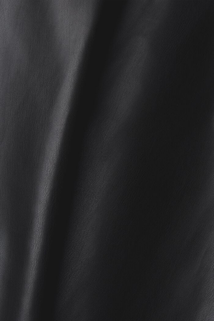 Mini-jurk van een materiaalmix, BLACK, detail image number 1