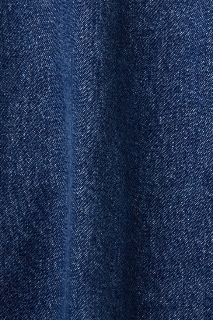 Veste en jean oversize, 100 % coton, BLUE MEDIUM WASHED, detail image number 4