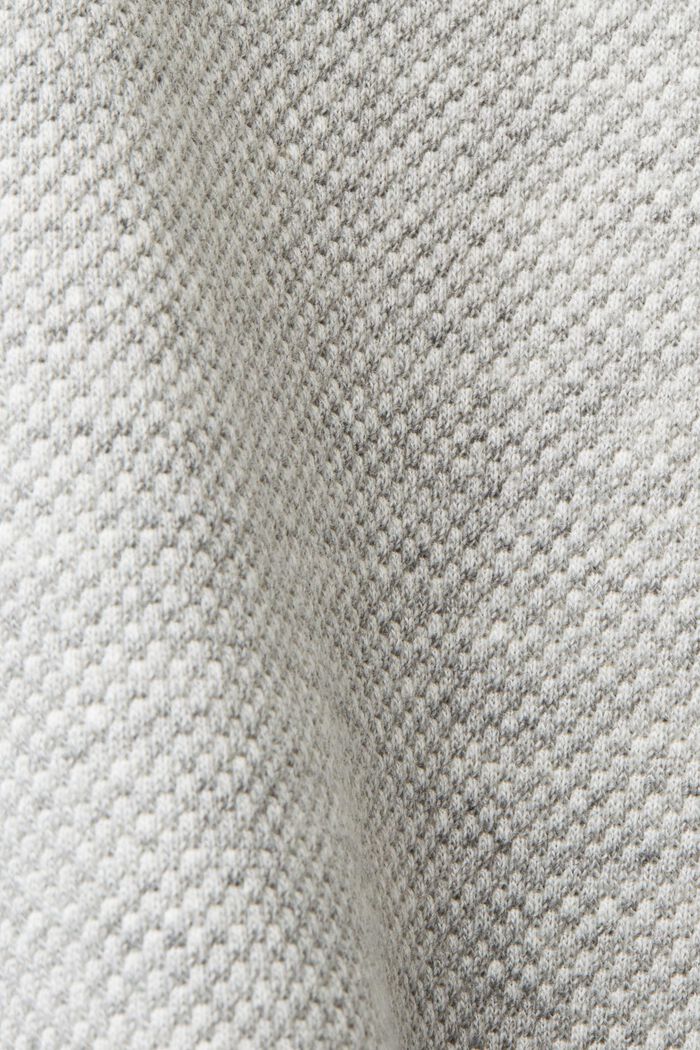 Mouwloos sweatshirt met capuchon en trekkoorddetails, LIGHT GREY, detail image number 6