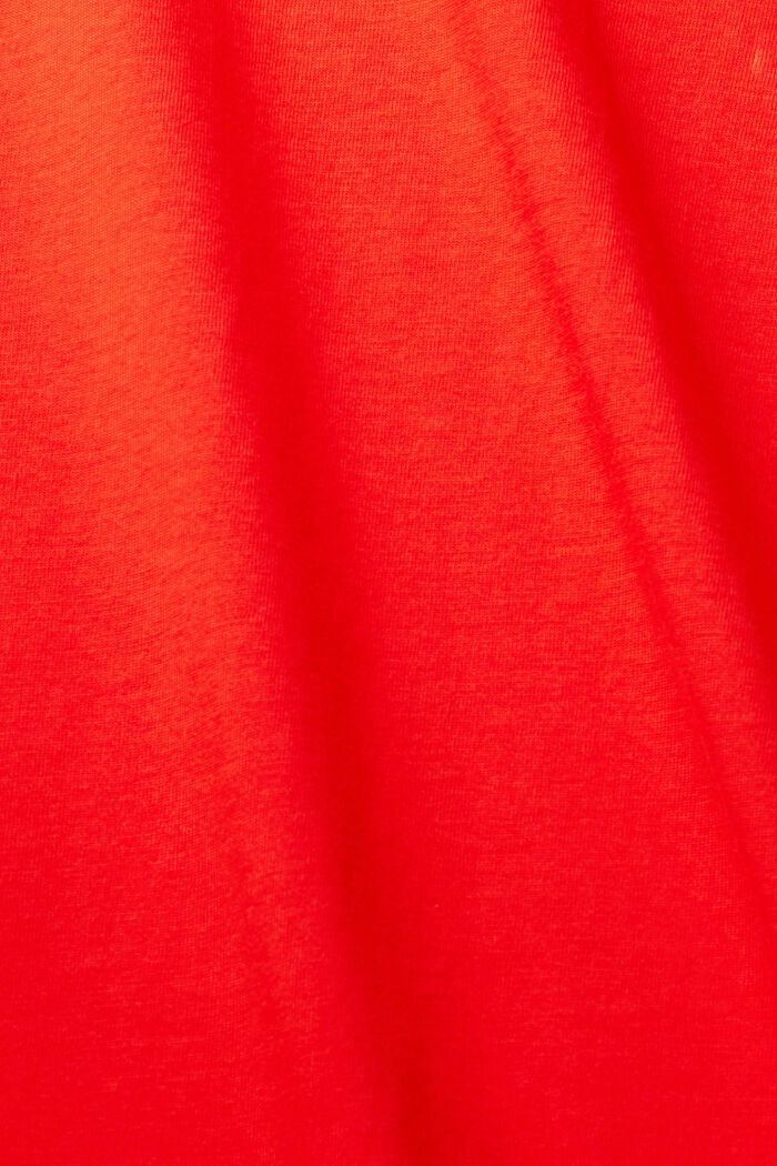 Jersey T-shirt, 100% katoen, RED, detail image number 1