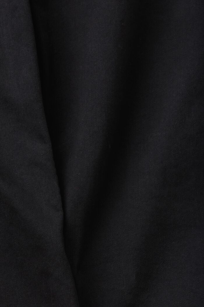 Jean longueur corsaire à taille mi-haute, BLACK, detail image number 6