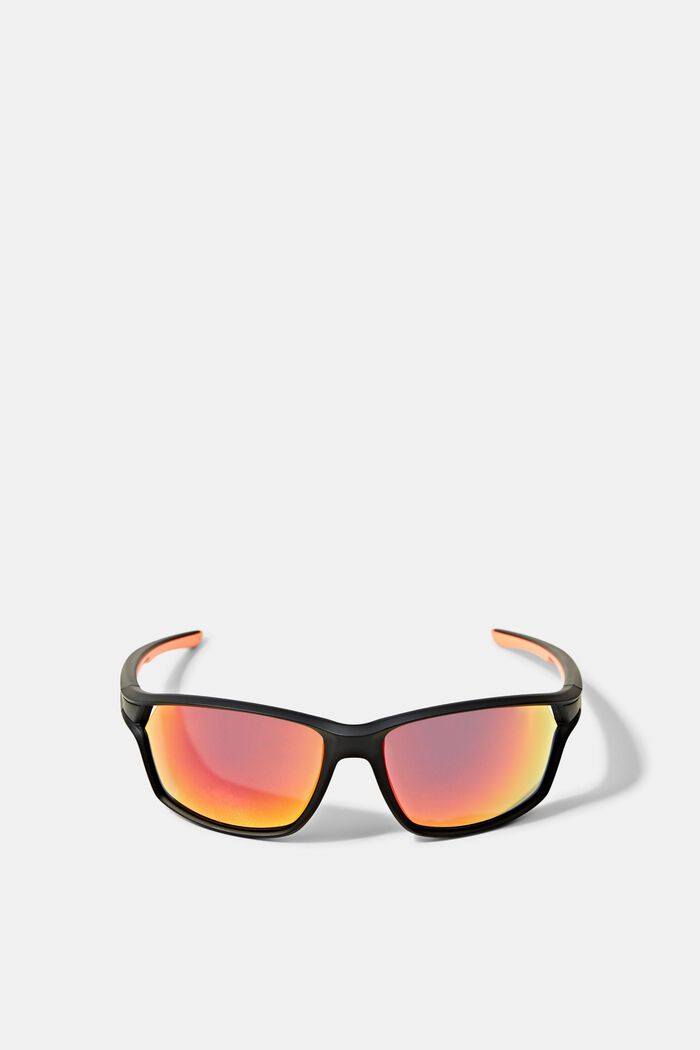 Sportieve zonnebril met spiegelglazen, RED, detail image number 0