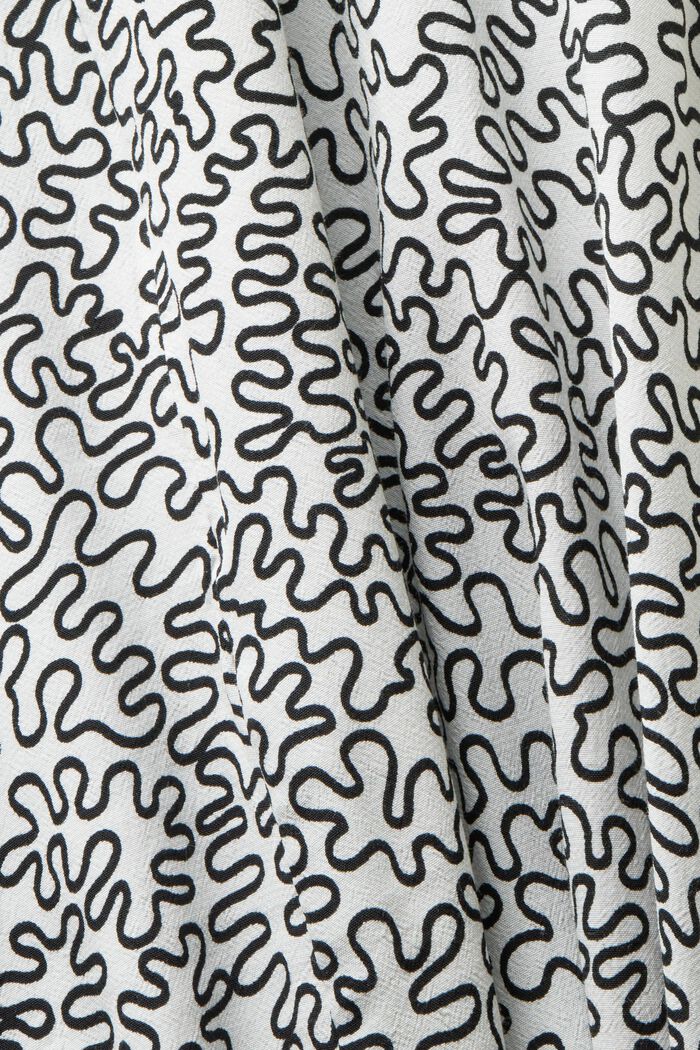 Crêpe midi-jurk met print, OFF WHITE, detail image number 6