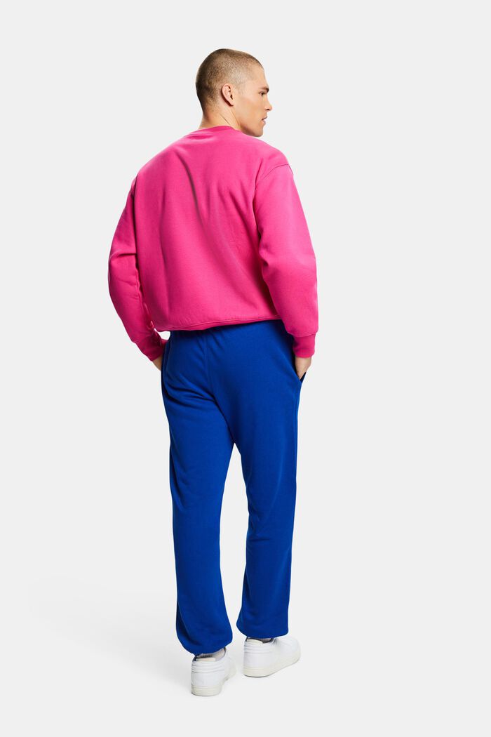 Pantalon de jogging en coton molletonné orné d’un logo, BRIGHT BLUE, detail image number 4