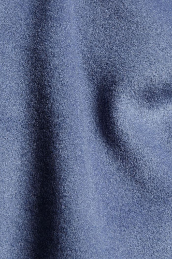Overhemdjack van een wolmix, GREY BLUE, detail image number 4