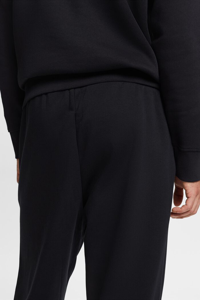 Pantalon de jogging à logo surpiqué, BLACK, detail image number 2