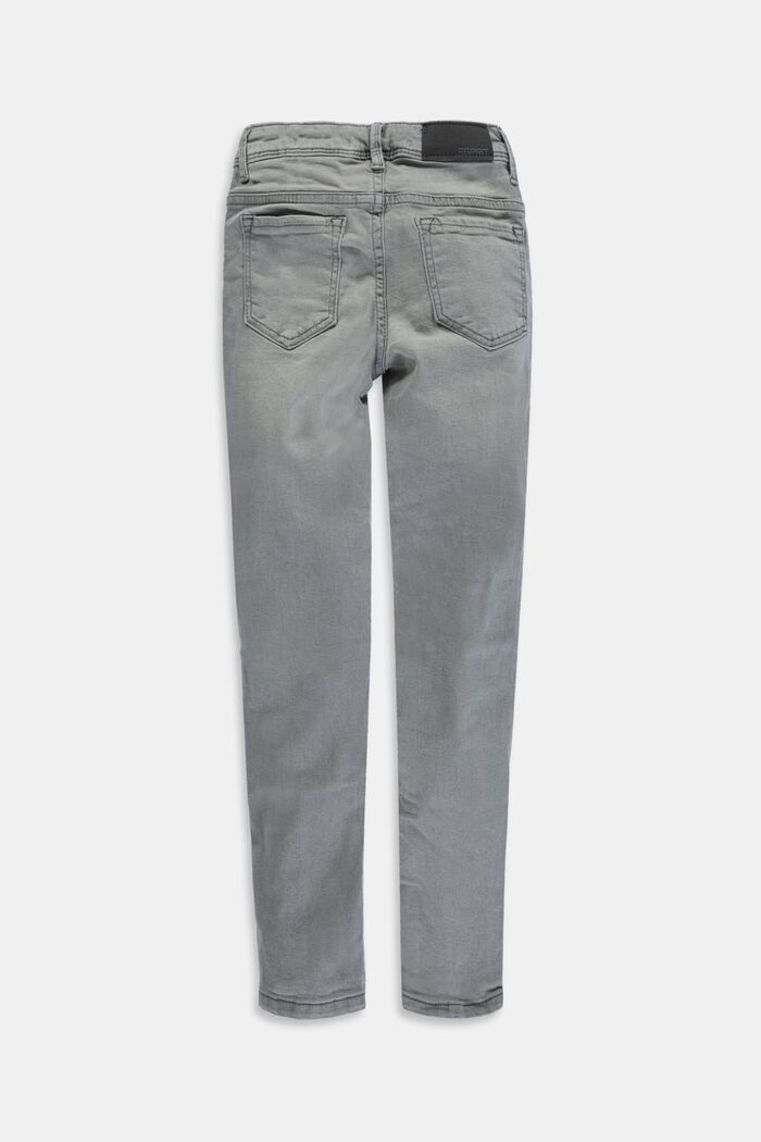 Jeans met verstelbare band, GREY MEDIUM WASHED, detail image number 1